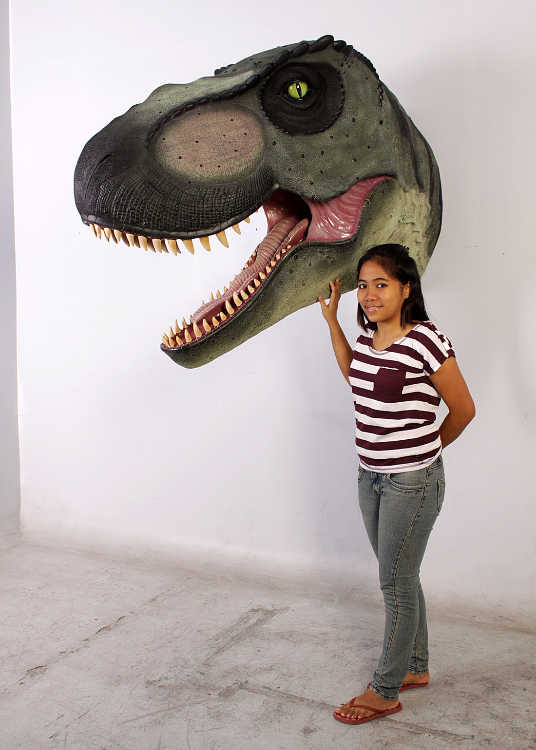110106 Giant T-Rex Head